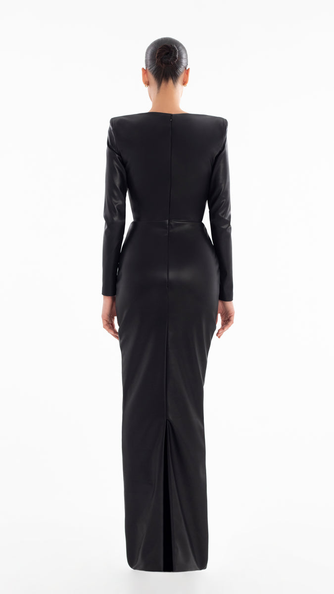 Scorpios Maxi Dress in Black