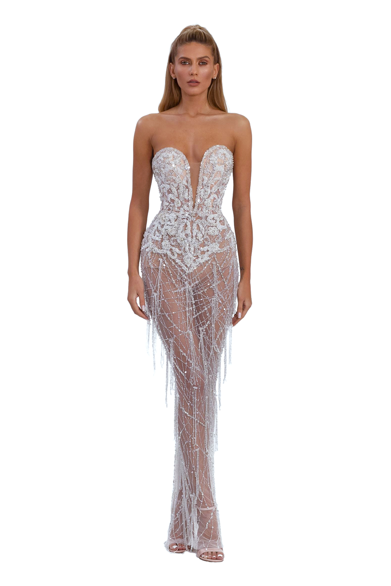 albina dyla bella silver beaded tassel dress Tassle Options:6t YGroup_colourway-freesia Queen Elizabeth II's most MADE IN KOSOVO