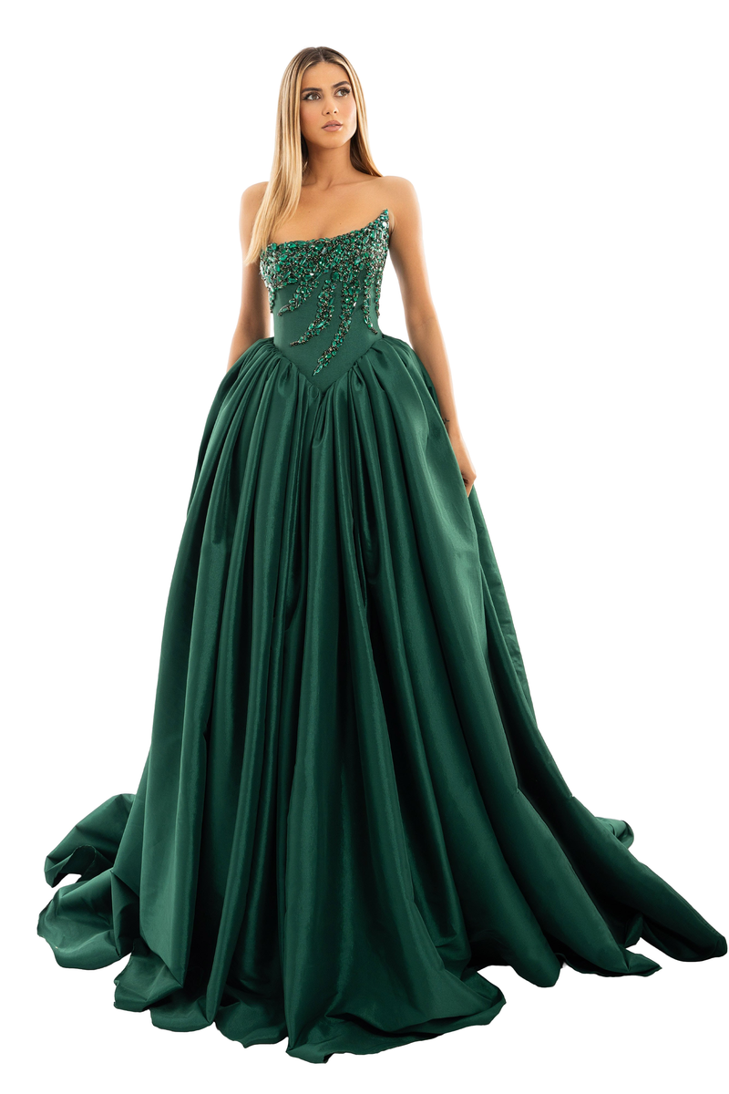 Emerald Long Dress – ALBINA DYLA