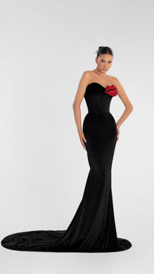 Crimson Elegance Dress