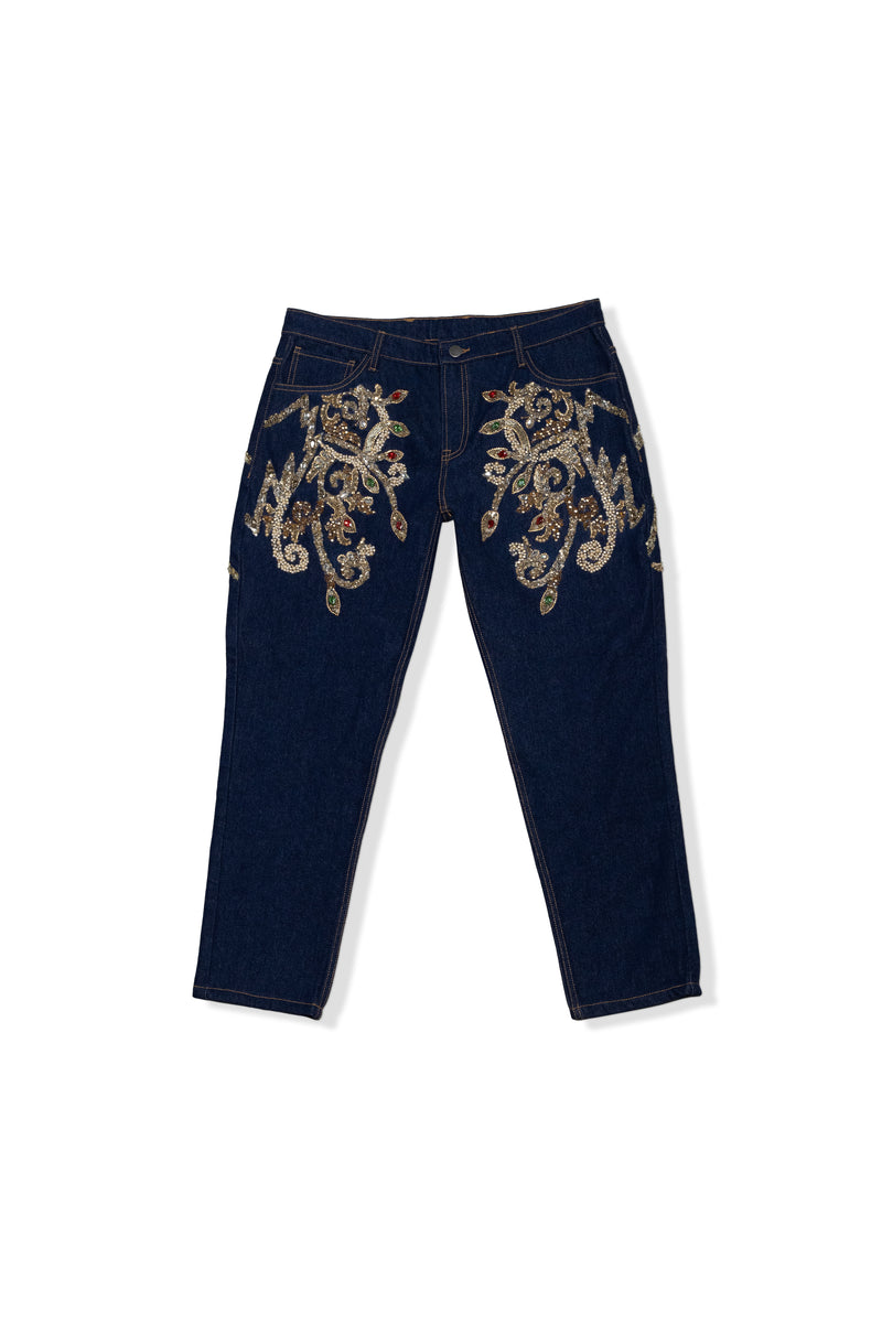 Embroidered women Jeans – ALBINA DYLA