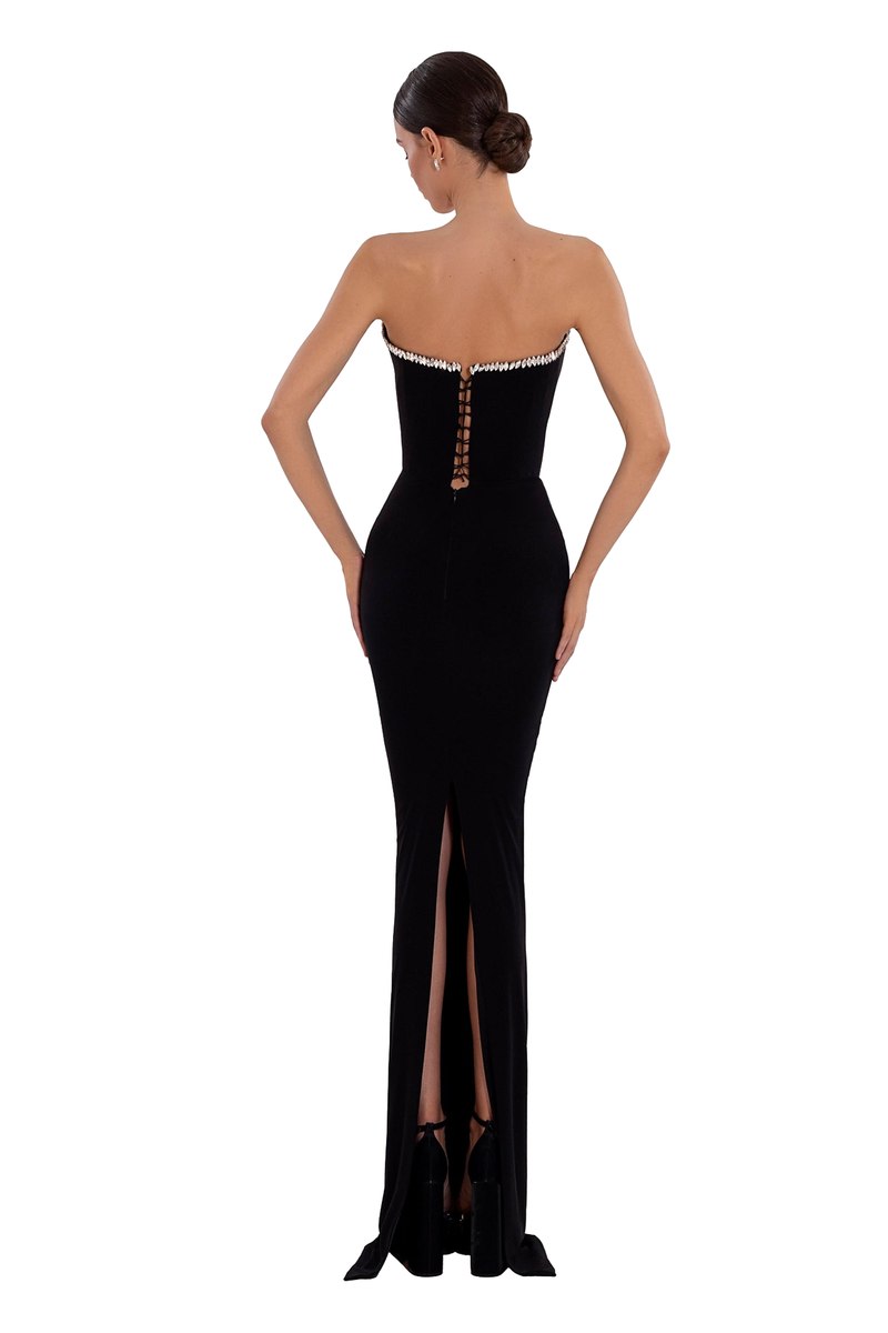Evening Long Black Dress – ALBINA DYLA
