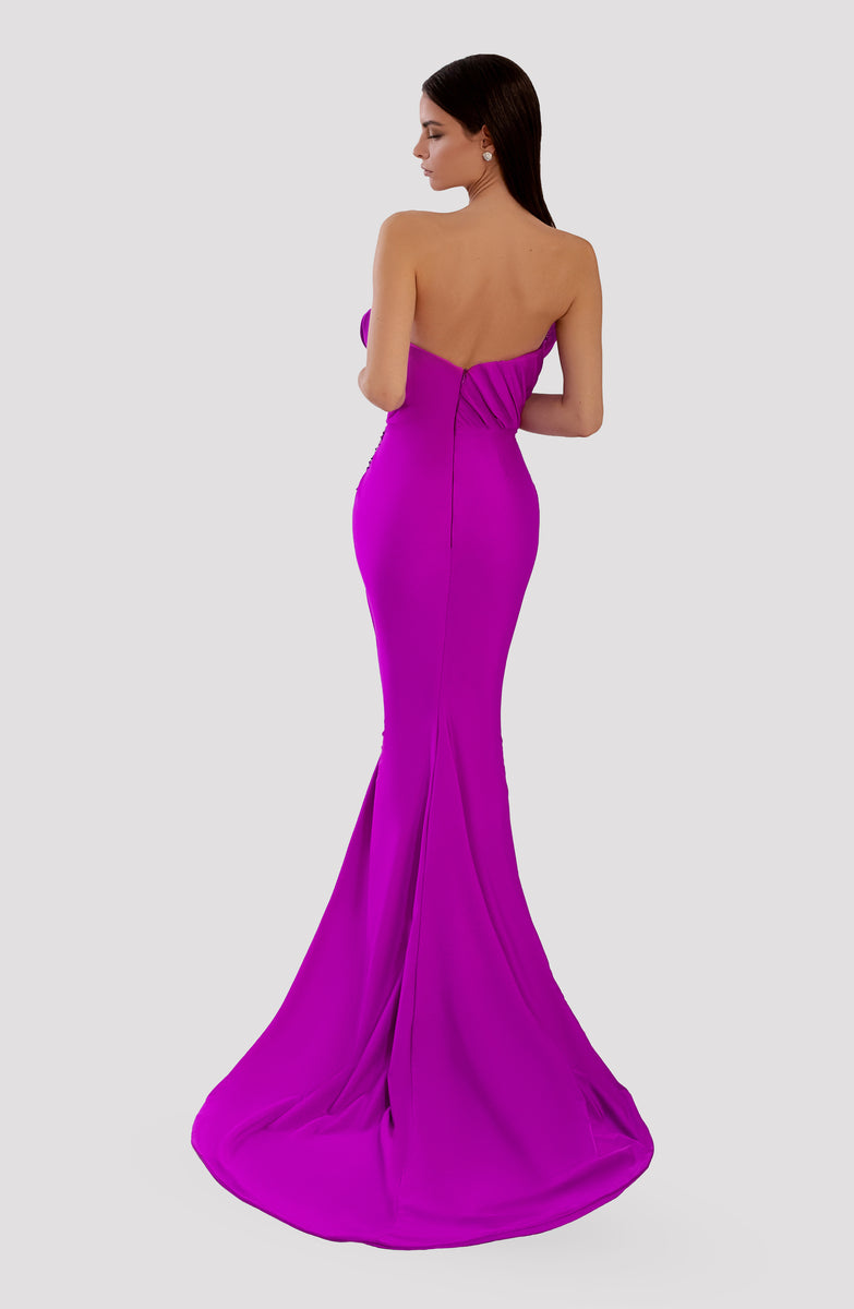 Light Purple Long Dress ALBINA DYLA