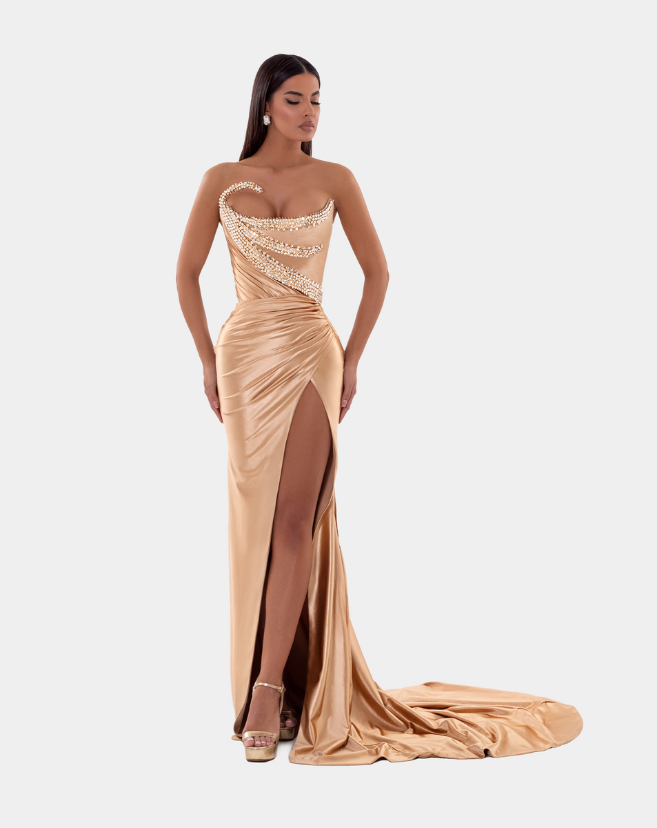 Dyspnea Champagne Gold Slay Girl Bodice Small cheapest