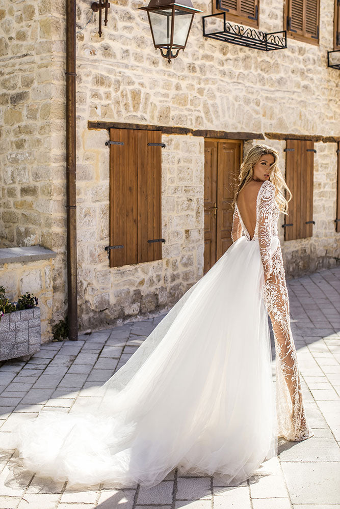 Elegant bridal jumpsuit – ALBINA DYLA
