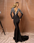 Elegant Black Mermaid Dress