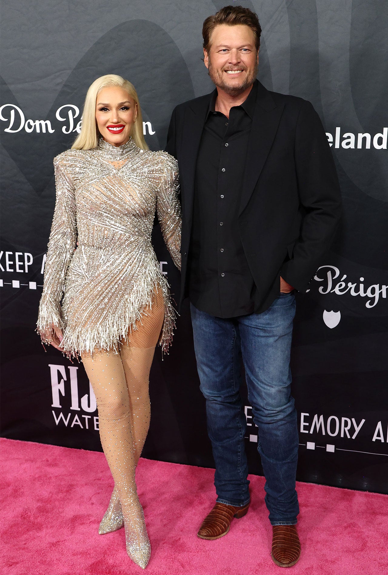 Gwen Stefani Steals The Show In A Crystal Mini Dress As She Supports Blake Shelton For Being Honored At Keep Memory Alive 2024 Power Of Love Gala