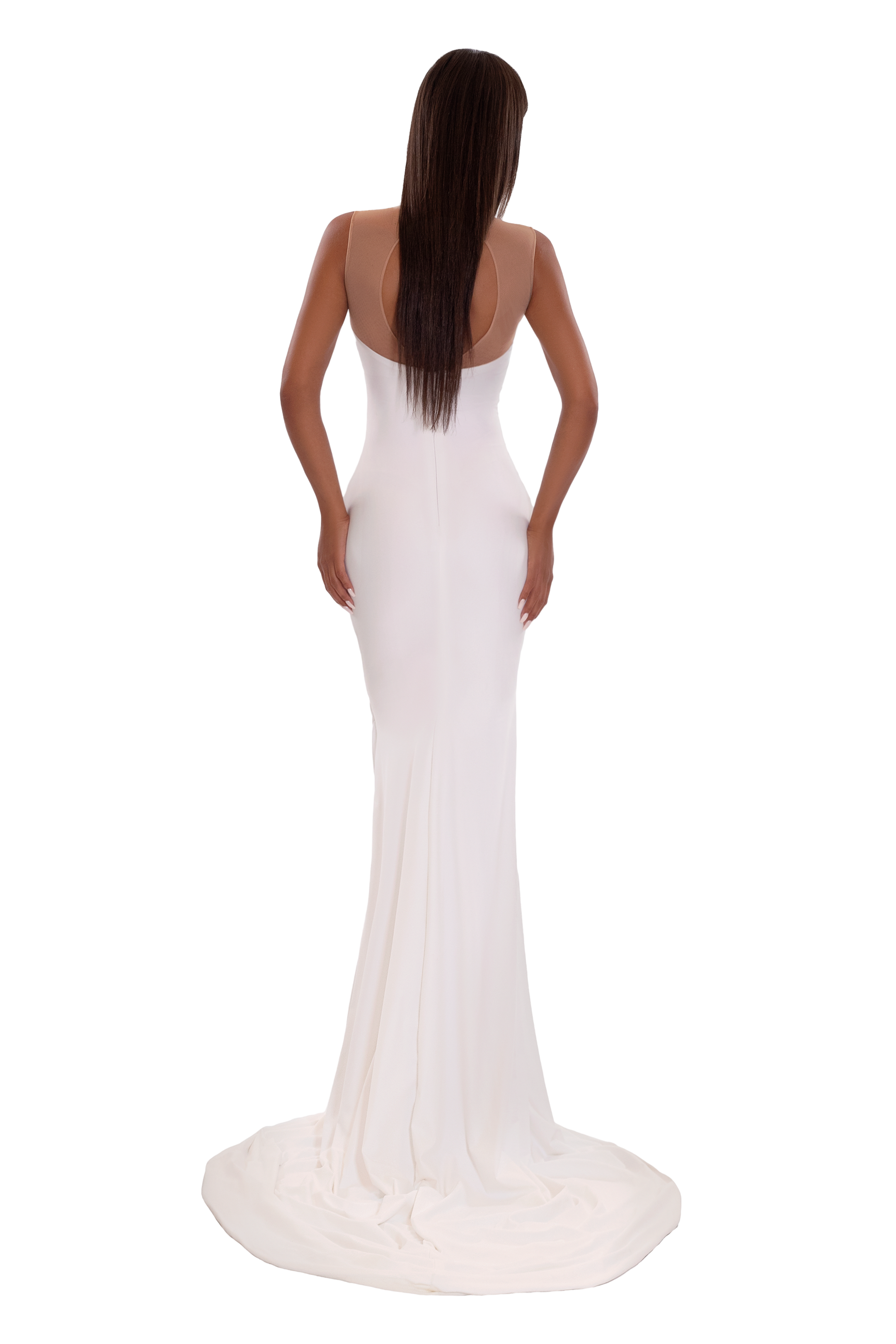 LONG WHITE DRESS ALBINA DYLA LONG WHITE DRESS ALBINA DYLA