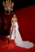 Long White Dress With Feathers