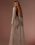 FRINGES BRIDAL JUMPSUIT WITH CAPE