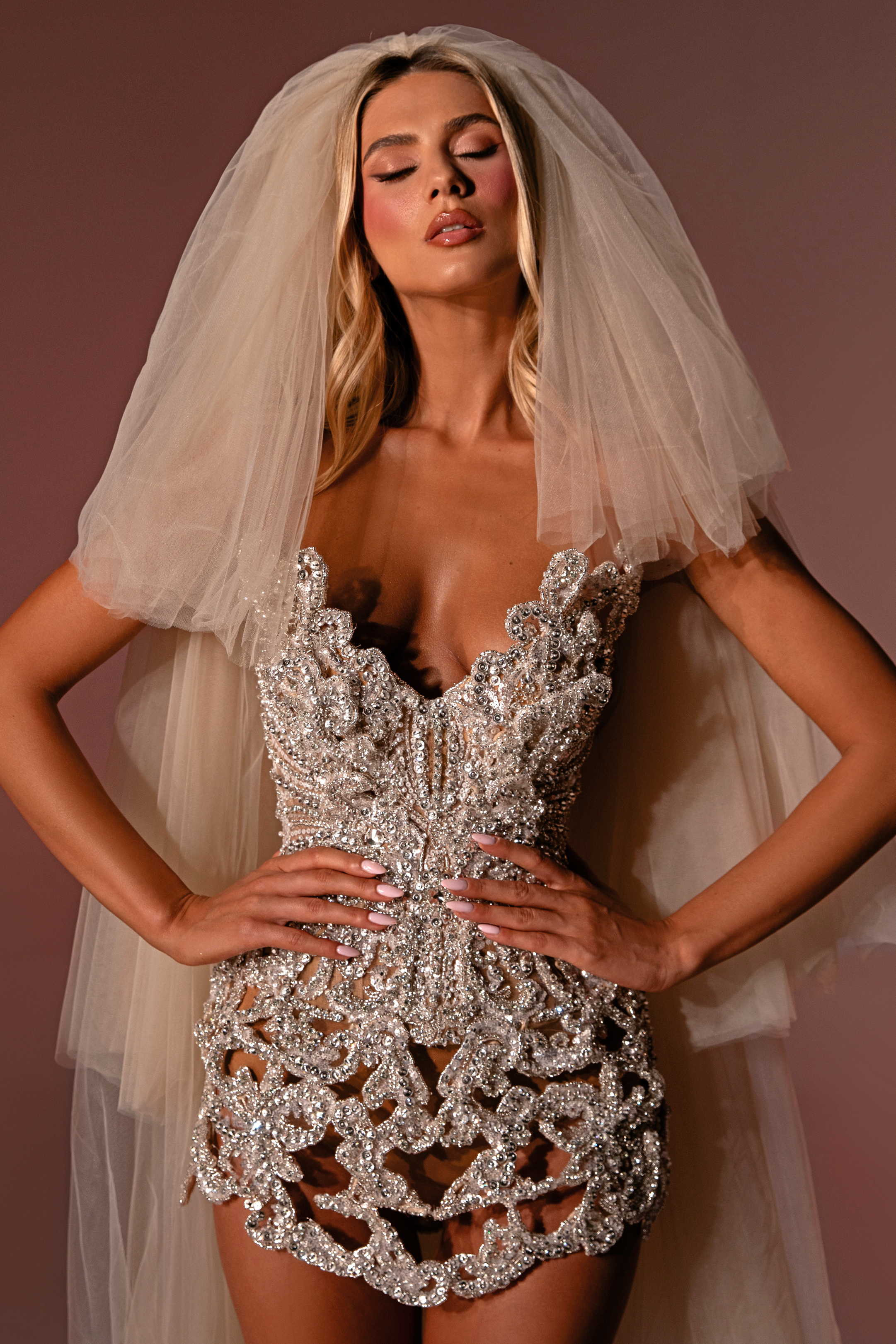 CORSET BRIDAL SHORT DRESS – ALBINA DYLA