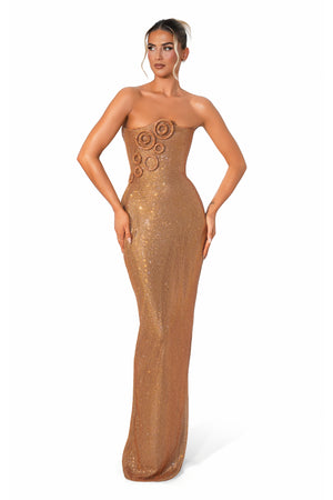Golden Aura Gown