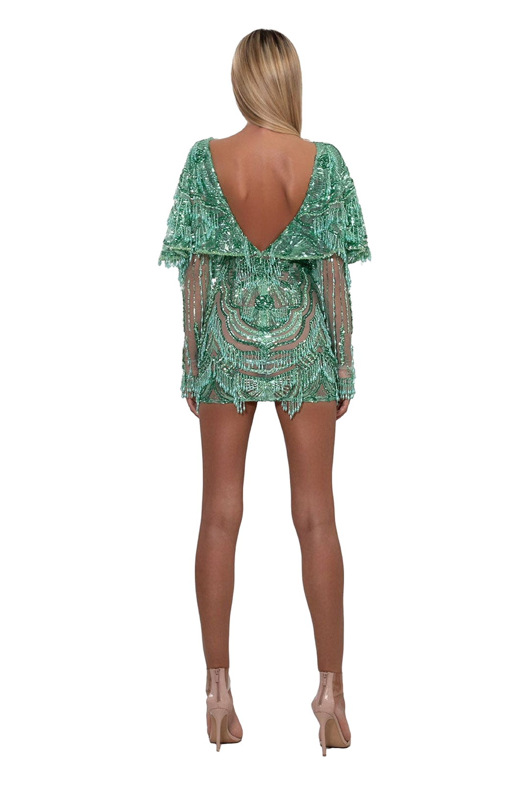 Short mint-green dress (Limited Availability) ALBINA DYLA Short mint-green dress (Limited Availability) ALBINA DYLA
