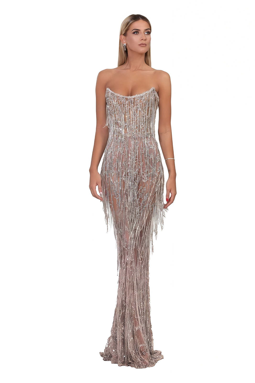 Glamorous Corset with tassels ALBINA DYLA Glamorous Corset with tassels ALBINA DYLA