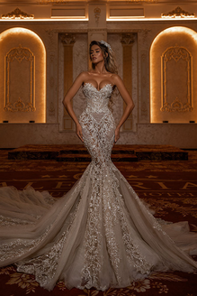 Mermaid Corset Wedding Dress ALBINA DYLA Mermaid Corset Wedding Dress ALBINA DYLA