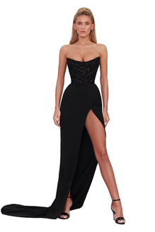 Corset Black Dress ALBINA DYLA Corset Black Dress ALBINA DYLA