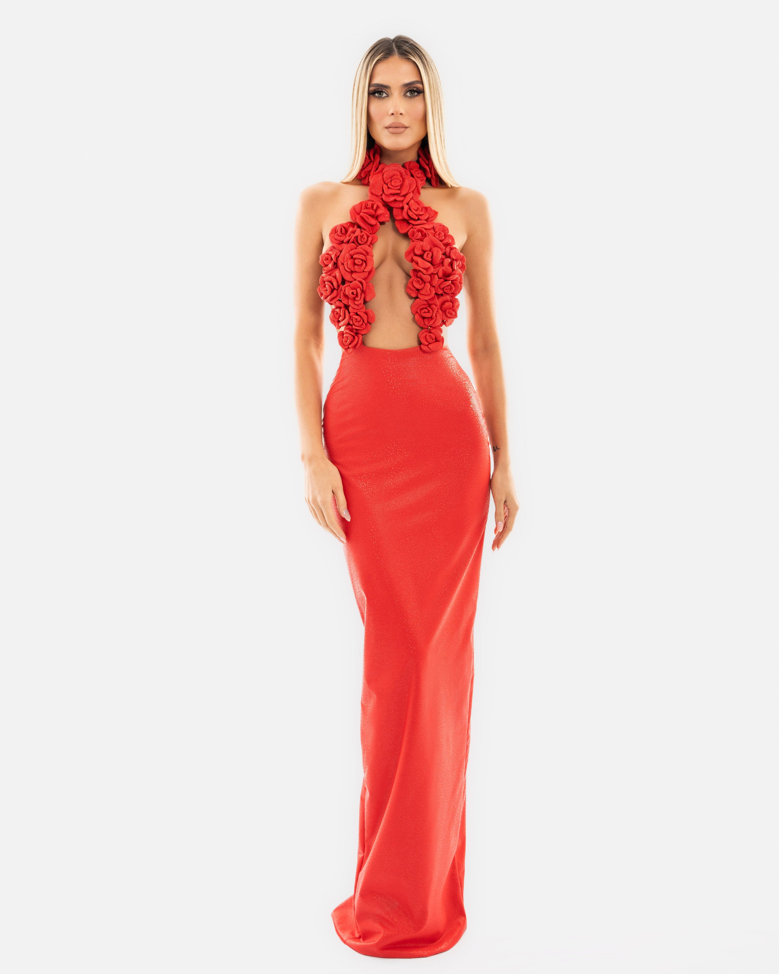 Red Floral Dress (US Edition) Red Floral Dress (US Edition)