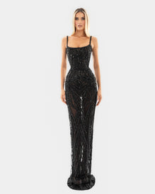Black Dress with Straps – ALBINA DYLA Black Dress with Straps – ALBINA DYLA
