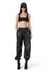 Leather Sweatpants