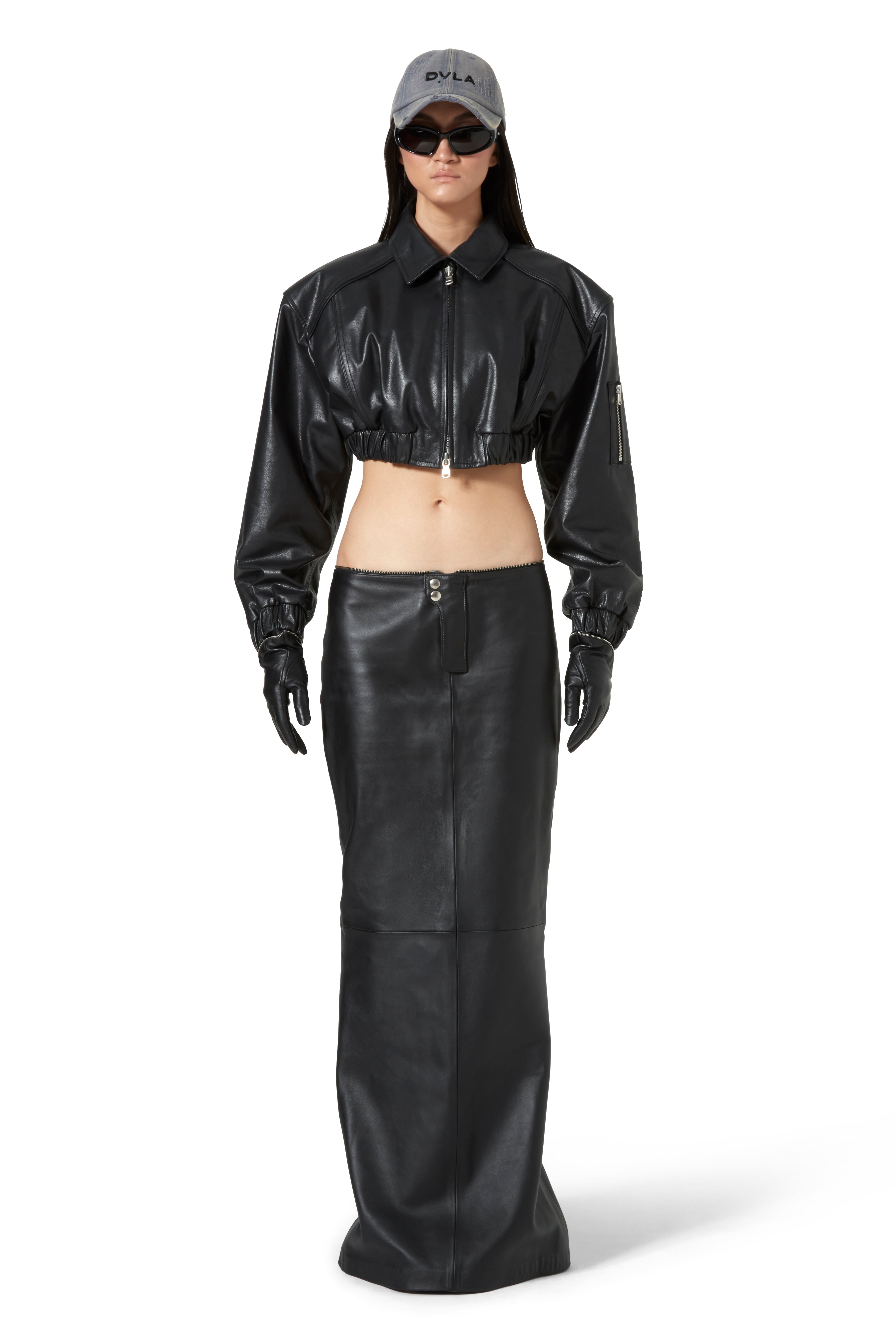 Crop Leather Jacket – ALBINA DYLA