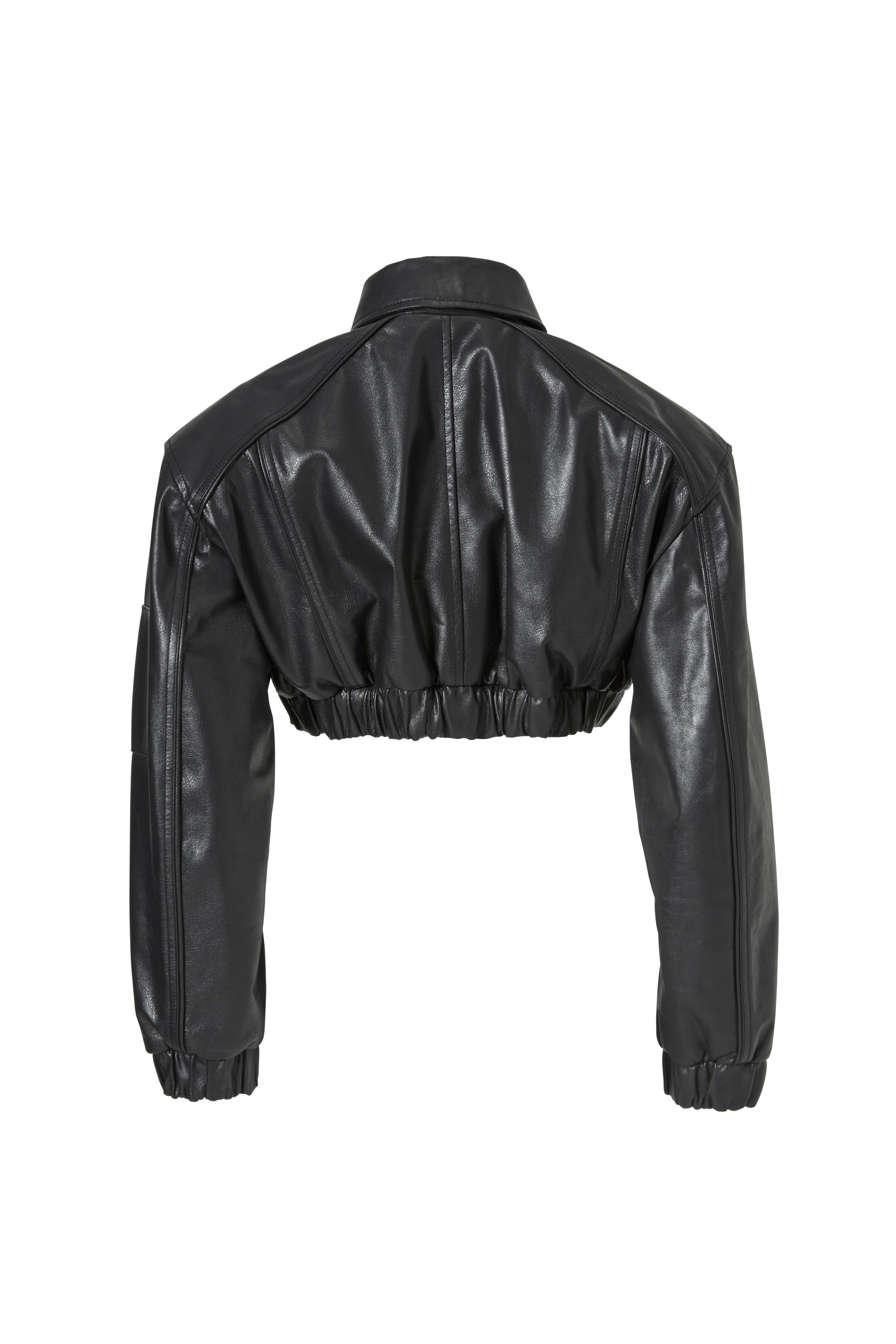 Crop Leather Jacket – ALBINA DYLA