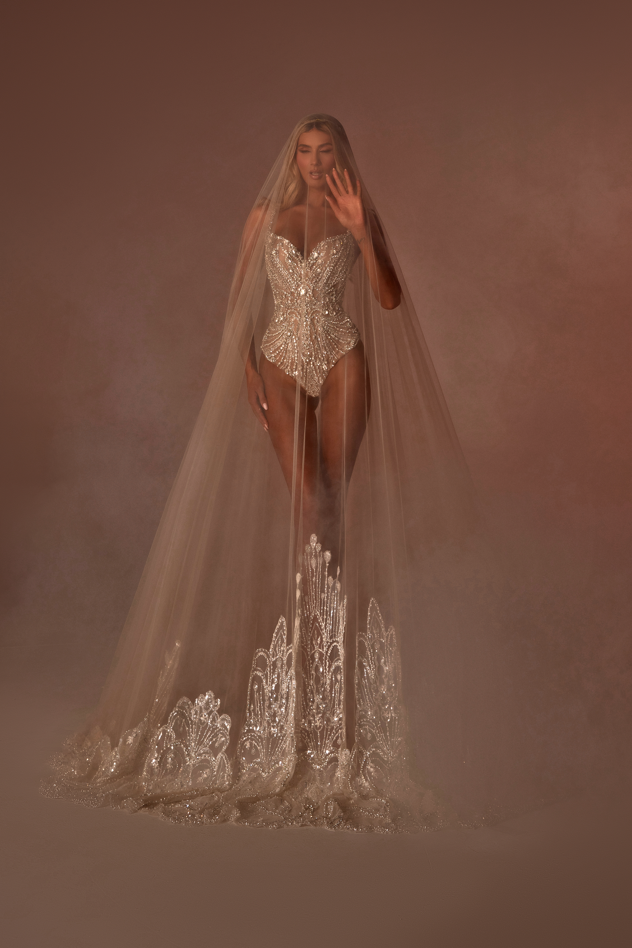 SPARKLE BRIDAL BODYSUIT ALBINA DYLA SPARKLE BRIDAL BODYSUIT ALBINA DYLA