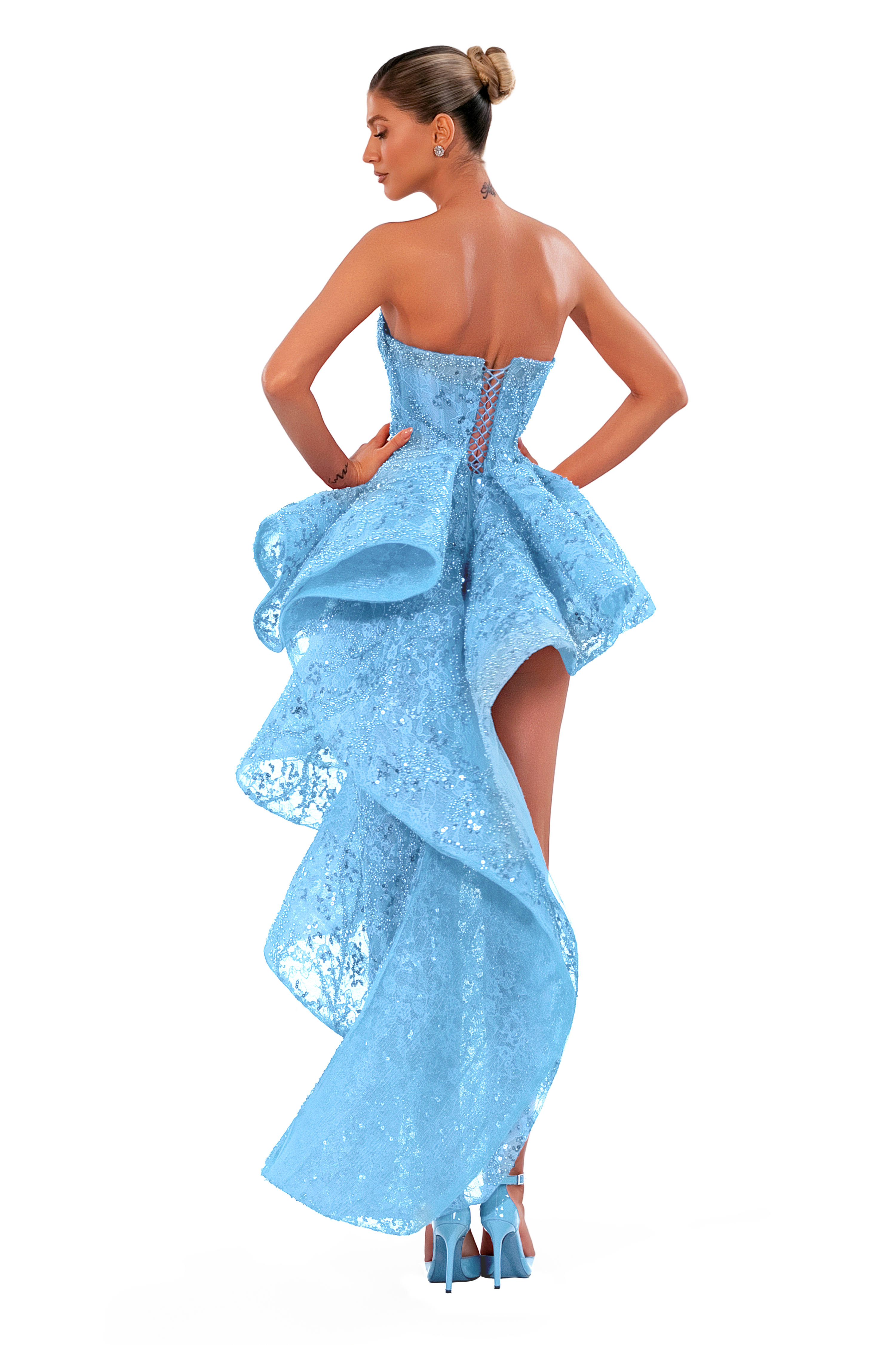 Baby Blue Ruffle Mini S Baby Blue Ruffle Mini S