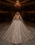 Corset Bridal Gown & Elegant Half-Heart