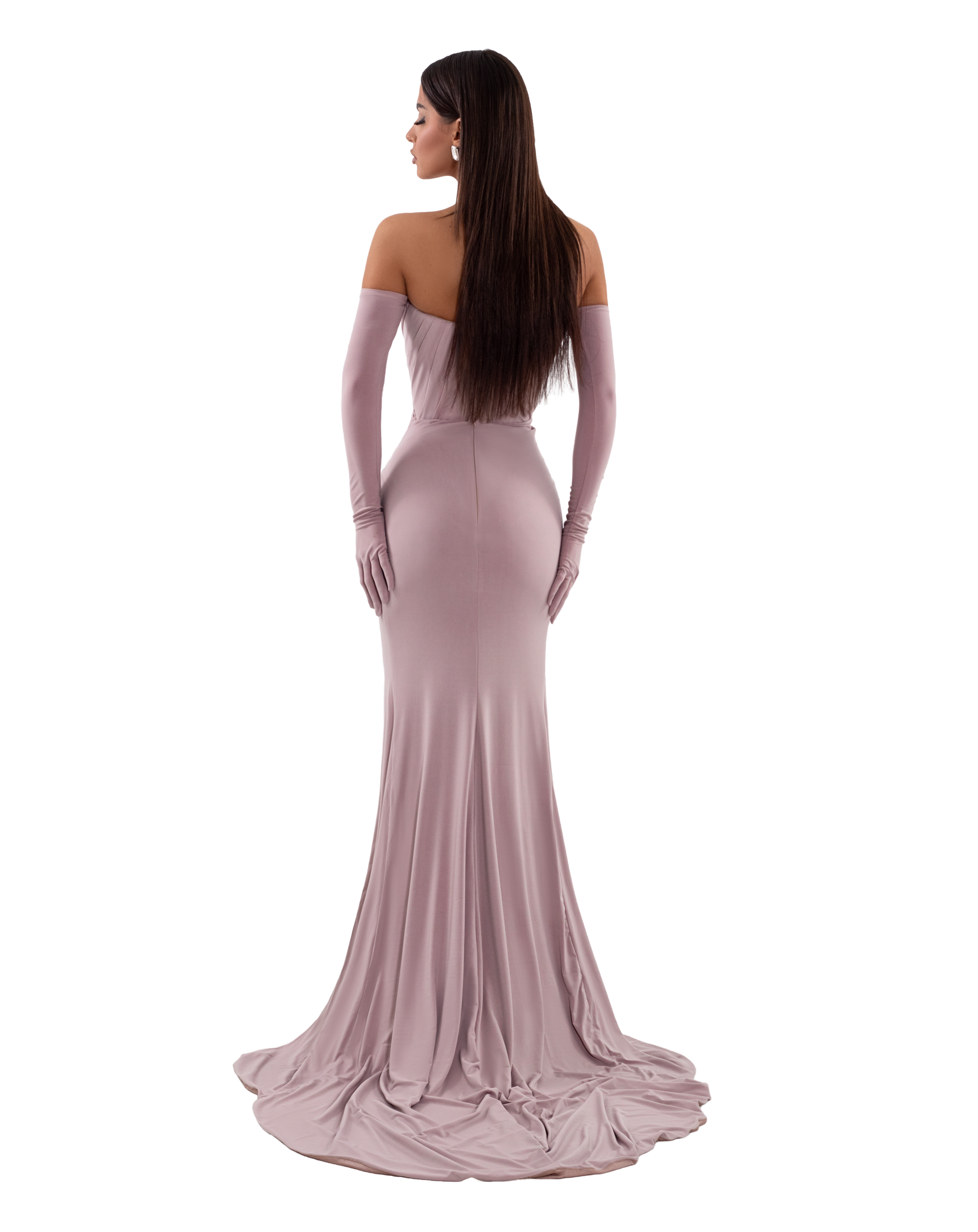 LONG DRESS WITH GLOVES ALBINA DYLA LONG DRESS WITH GLOVES ALBINA DYLA