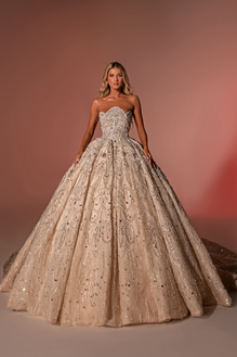 sachin and babi light blue dress Beaded Lace Corset Wedding Dress with Glitter Euro Tulle Skirt