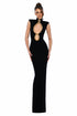 Embellished Keyhole Gown