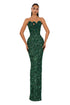 Emerald Arabesque Gown