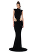 Embellished Hip Cut-Out Gown