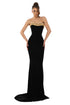 Embellished Strapless Gown