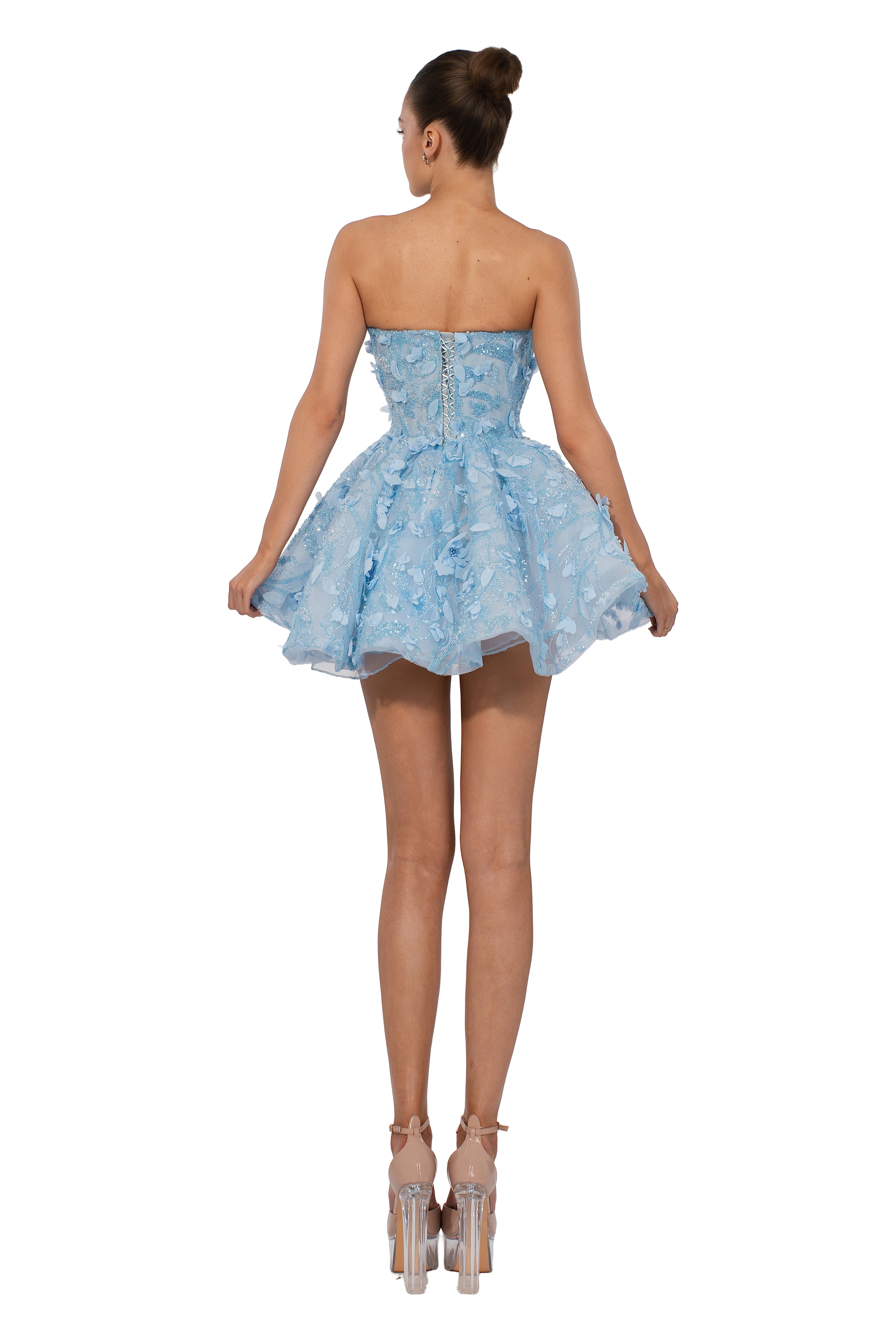 Celeste Crystal Mini Dress ALBINA DYLA Celeste Crystal Mini Dress ALBINA DYLA