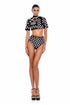 ALBINADYLA CROP TEE & SHORTS