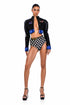 MOTO CROP JACKET AND ALBINADYLA SHORTS