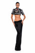ALBINADYLA CROP TEE AND MAXI
