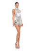 AD BACKLESS FRINGE MINI