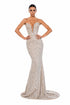 STRAPLESS MERMAID GOWN