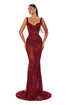 Crimson Allure Gown