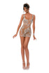Chic Crystal Mini Dress