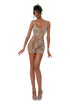 Chic Crystal Mini Dress