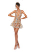 Sequin Flare Dress