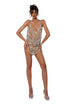 Sheer Beaded Bodysuit