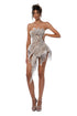 Silver Leaf Fringe Corset