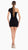 Noir Elegance High Neck Dress