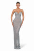 Strapless Crystal Gown