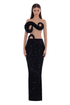 Shaped Top With Maxi Skirt