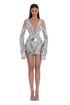 Crystal Silver Dress